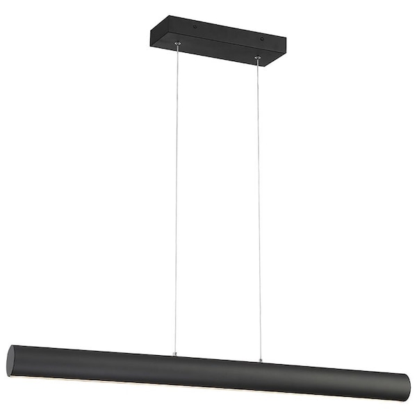 Access Lighting Carmel, LED Linear Pendant, Matte Black Finish, Acrylic Lens Acrylic 24891LEDD-MBL/ACR - main